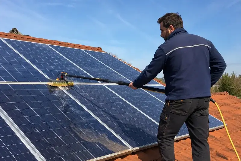 Nettoyage et entretien de panneaux solaires à Bonzac